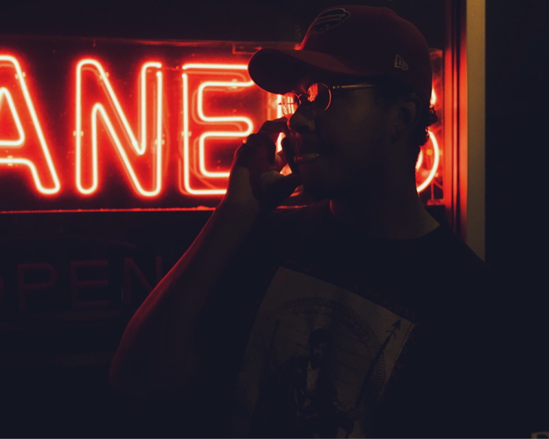 low light, nightlife, red neon, real people, lights, night, communication, young adult, window, young men, close-up, glasses, neon light, dark, 1080P
