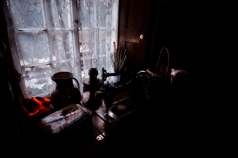 ribbon, window sill, light, shoe, singer, no people, day, architecture, lamp, indoors, classic, messy, window, old, nature, dark, stilllife, farmhouse