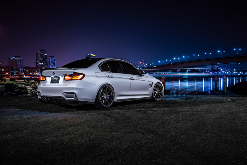 BMW, sedan, 1080P, Vibe, Rear, Dark, F80, Garde, Motors, white, Before, Wheels