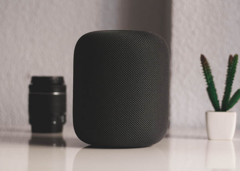 ipod, portable, black color, speaker, phone, cell phone, apple, simplicity, camera lens, plant, focus on foreground, pattern, mobile phone, still life