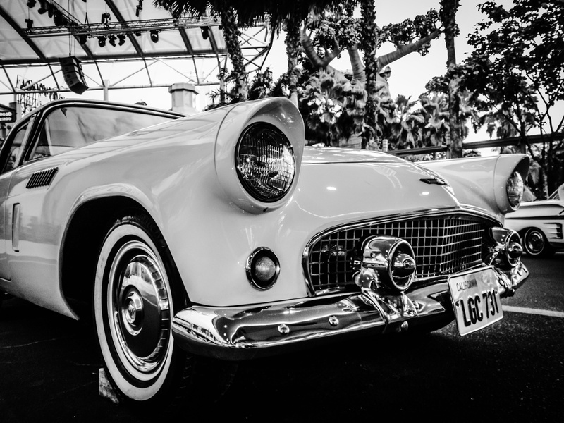 automobile, vehicle, transportation, bw, vintage, classic car, style, classic, car, singapore, land vehicle, no people, motor vehicle, stationary, chrome