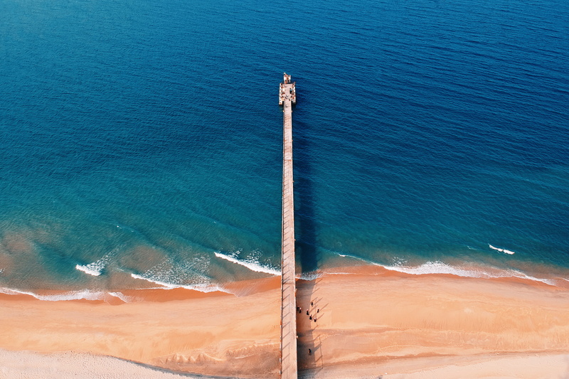 beauty in nature, 4K, turquoise colored, daylight, blue, idyllic, birds eye view, seascape, sunlight, no people, people, landscape, nature, tranquility