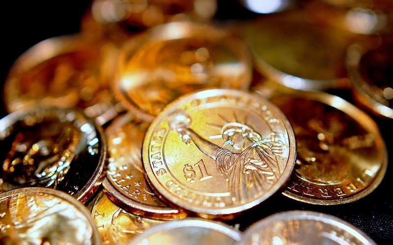 money, gold, coins, 1080P, metal