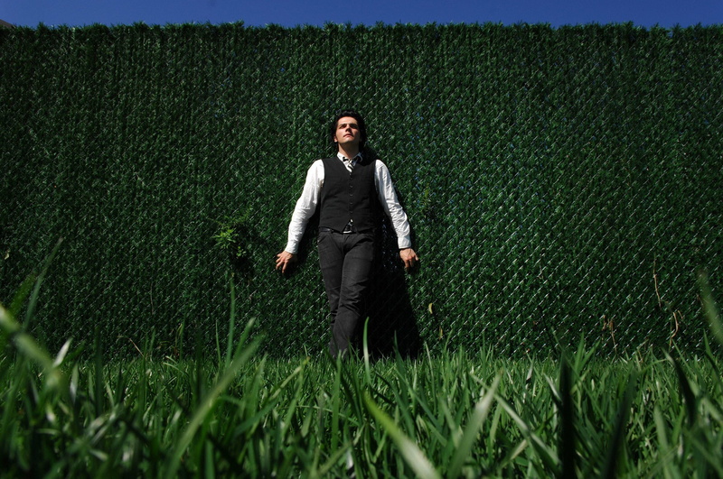 growth, vest, full length, 2K, young adult, front view, black, land, plant, nature, one person, day, s, Gerard way, wall, leisure activity, men, green color