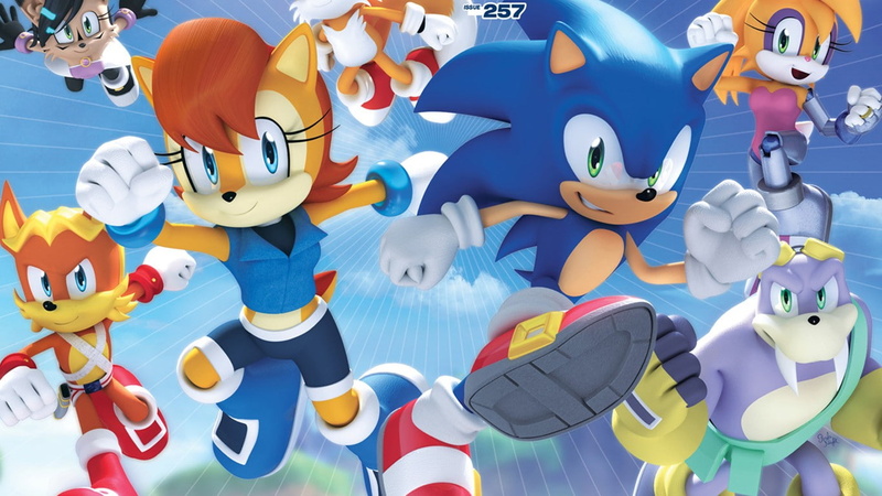 Sega, 720P, video games, comic art, Sonic the Hedgehog, Archie Comics, comic books