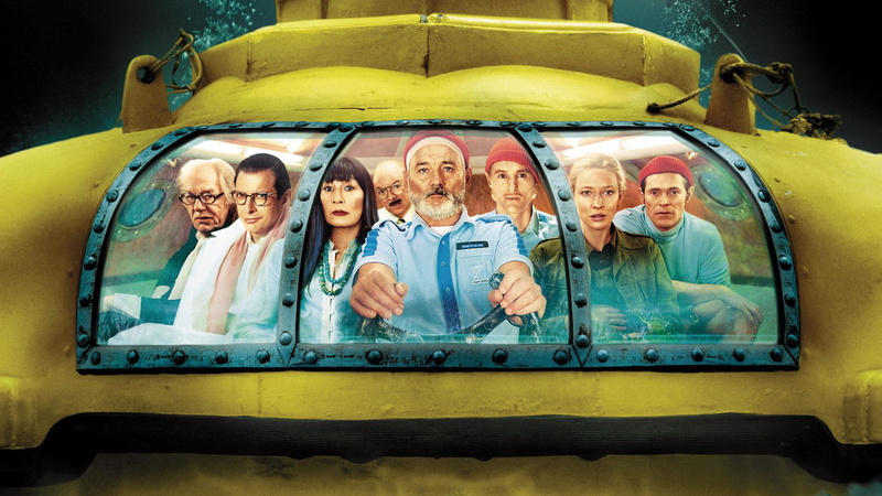 green, illustration, steve, aquatic, life, movies, the life aquatic with steve zissou, 1080P, 1920x1080, zissou, black