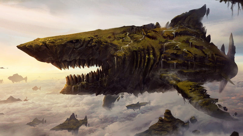 vertebrate, fantasy art, mouth, illustration, warning sign, green, aggression, nature, one animal, water, 1080P, animals in the wild, no people, artwork