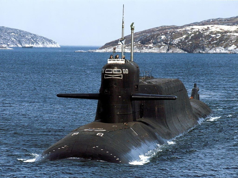 military, 480P, Russian Navy, vehicle, Proj. 667BDRM Dolphin class SSBN, submarine