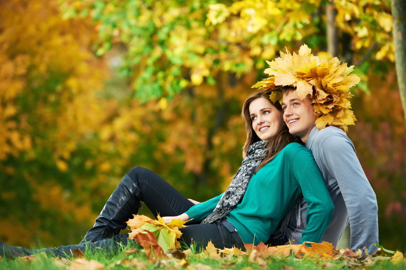shirt, sleeve, blue, sit, fall, autumn, 4K, love, couple, long, women, s