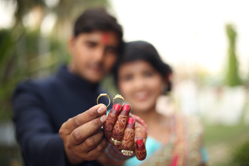 couple, hand, young adult, front view, happy, marriage, couple - relationship, 5K, focus on foreground, bonding, india, real people, portrait, leisure activity
