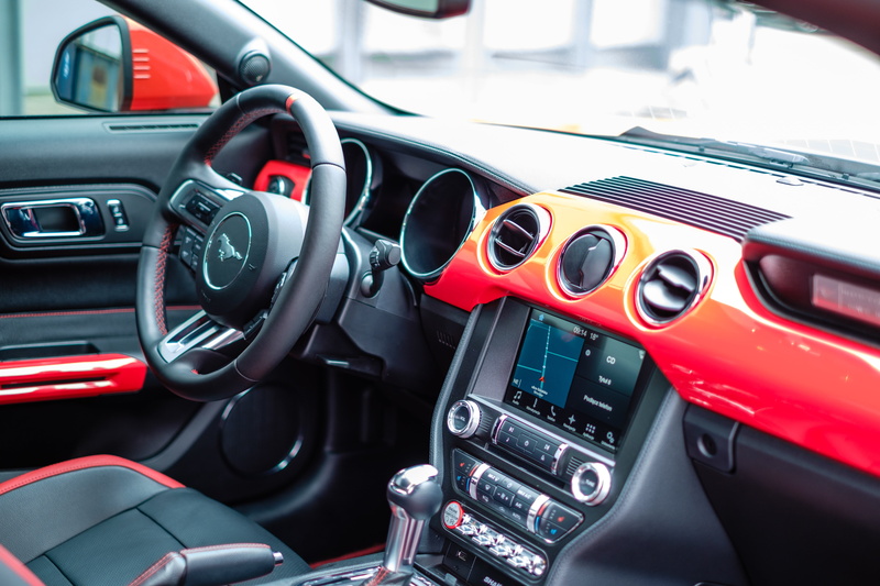 speed, fast, car, auto, dashboard, transport, steering wheel, mechanic, sportscar, red, show, control panel, tuning, ford, benz, no people, travel, motor vehicle