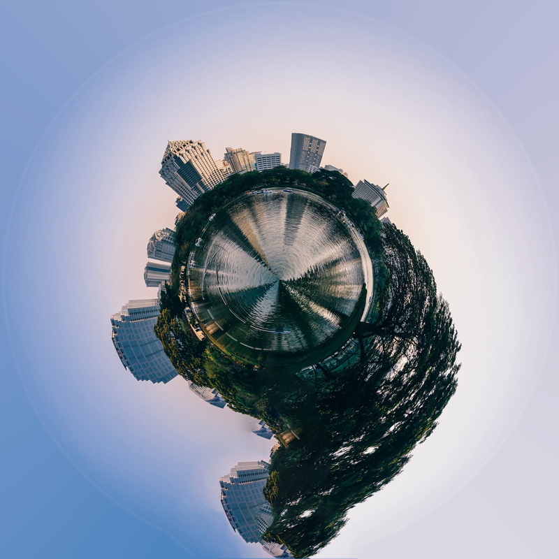 travel destinations, art, outdoors, world, posters, design, earth, city, built structure, photoshop photo montage, no people, digital composite, office building exterior