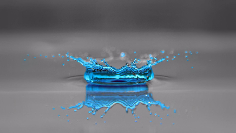 photography, turquoise, splash, drop, macro photography, still life photography, close up, water drops, liquid, aqua, drplets, 1080P, blue, water