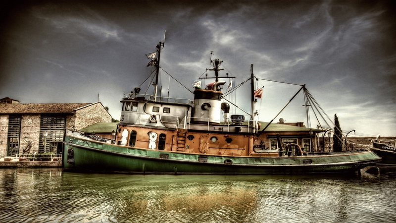 vehicle, HDR, steamship, vintage, ship, 1080P