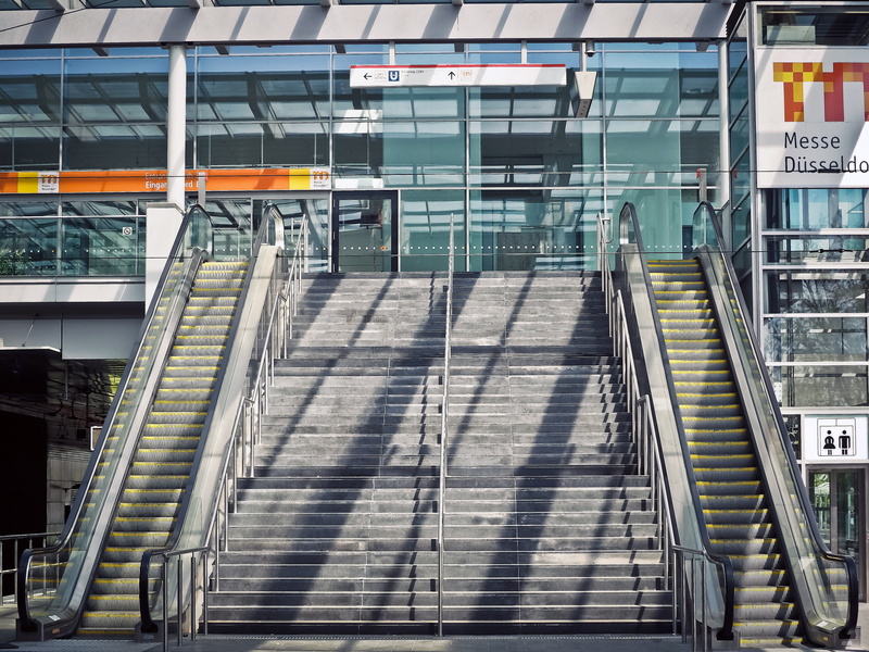 convenience, steps and staircases, no people, transportation, moving walkway, modern, sunlight, futuristic, glass - material, absence, building exterior