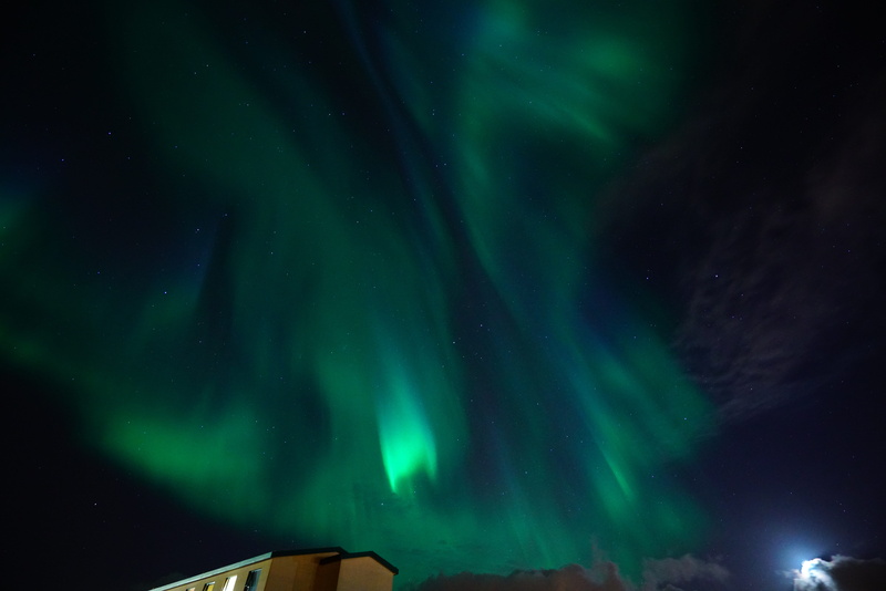 northern lights, ionization, night, aurora, iceland, beauty in nature, astrology, natural wonders, shining, universe, places of interest, no people, power in nature
