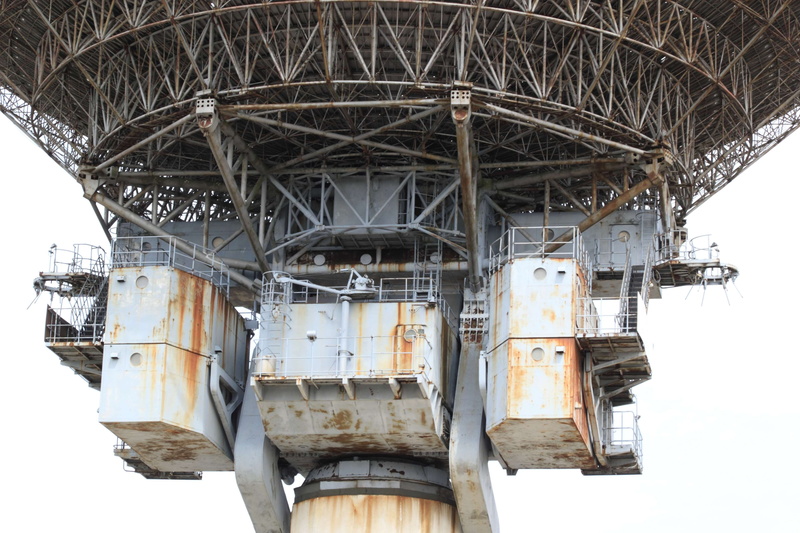 radio, 4K, abandoned, science, antenna, instrument, research, architecture, low angle view, space, astronomy, deterioration, built structure, transportation