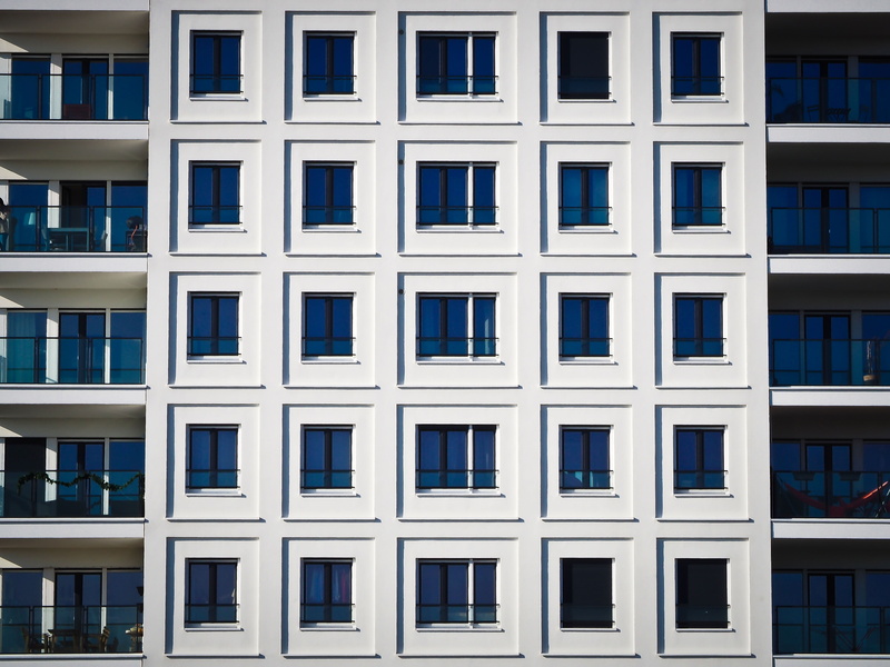 day, live, residential district, pattern, backgrounds, apartment, 4K, building exterior, glass - material, geometric shape, built structure, urban, facade