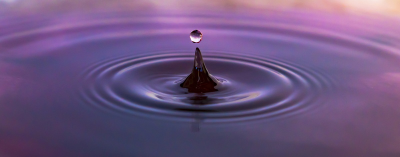 atmospheric, concentric, macro, clear, impact, relaxation, rippled, freshness, water, violet, full frame, purity, bluish, drops, liquid, wave, drop, beaded
