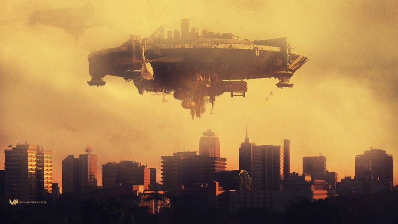 nine, action, district, spaceship, futuristic, alien, extraterrestrial, district-9, thriller, 2K, sci-fi