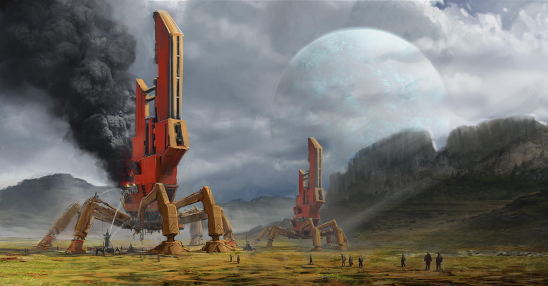 movie, planets, world, fantastic, space fantasy, fantastic world, space, technics, 4K, fantasy