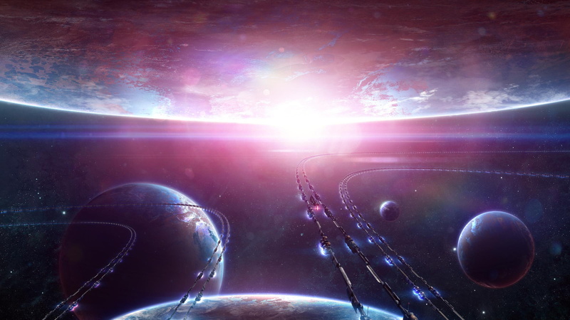 1080P, fantasy, technics, planets, space fantasy, space