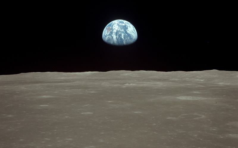 outer, earthrise, 2K, space