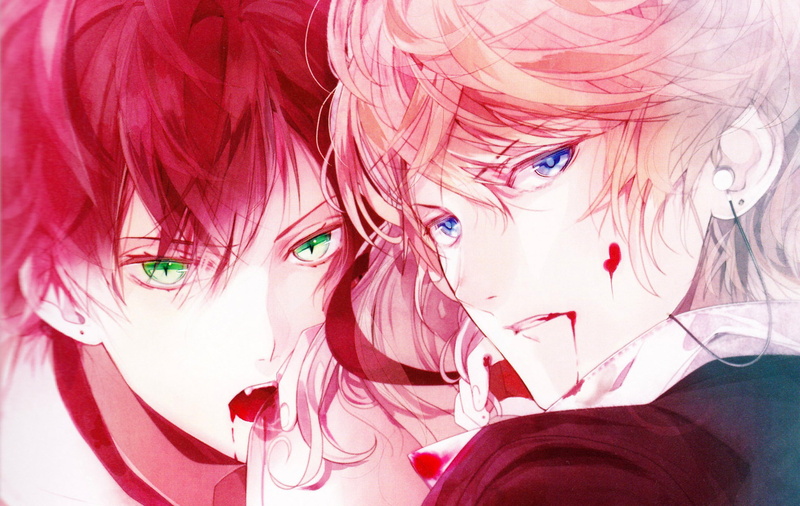 1080P, Diabolik Lovers, Anime, Ayato Sakamaki, Shu Sakamaki
