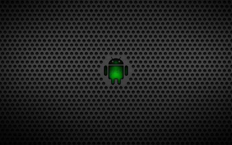 background, android, android logo, black, textured, 2K