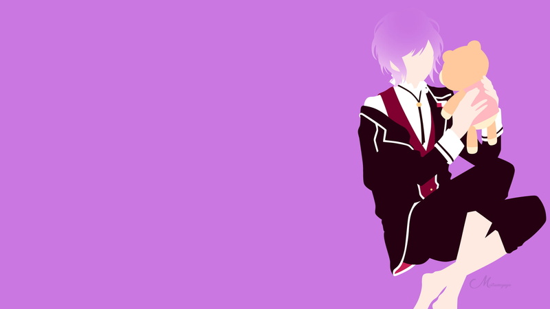 Kanato Sakamaki, Vector, Diabolik Lovers, Minimalist, Anime, 1080P