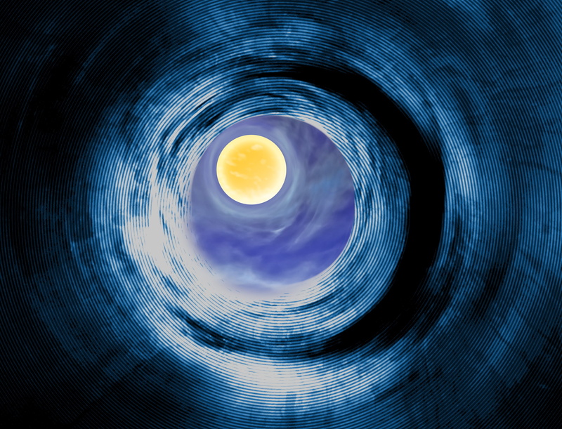 concentric, geometric shape, spacetime, design, blue, illuminated, shape, space, abstract, sky, hypnosis, tunnel, indoors, circle, moon, no people, light