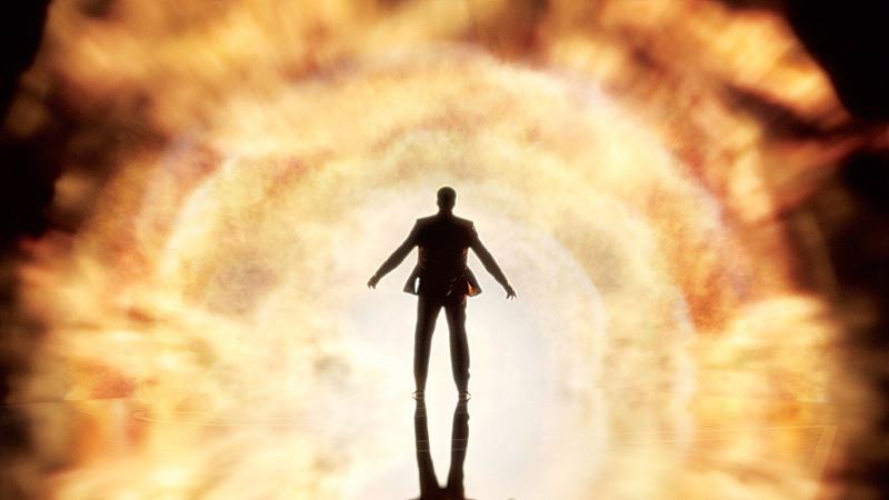 outdoors, back lit, males, angel, religion, adult, orange color, sunset, rear view, full length, sky, cosmos a spacetime odyssey, silhouette, achievement