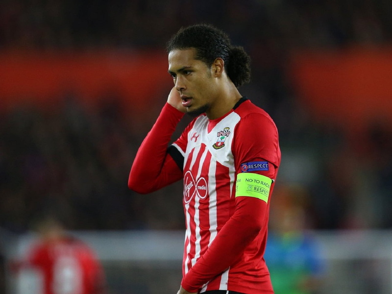 Virgil van Dijk, focus on foreground, hair, waist up, clothing, red, 720P, day, men, young adult, serious, sport, casual clothing, lifestyles, leisure activity
