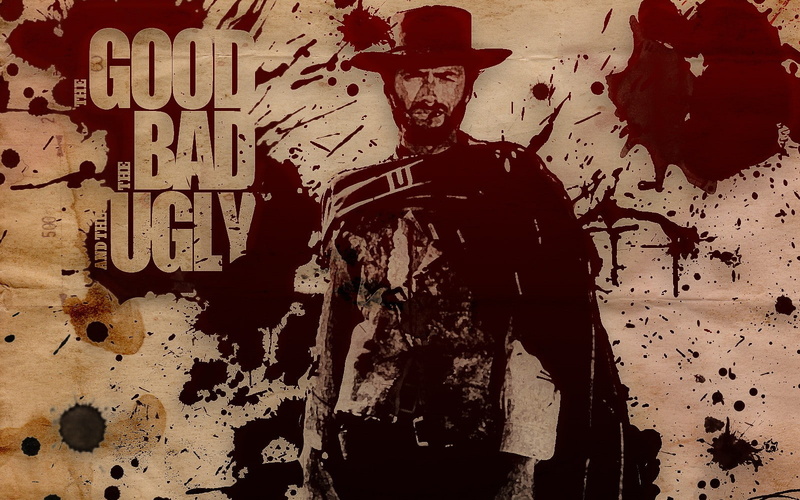 The Good, 720P, Clint Eastwood, the Bad and the Ugly, artwork, movies