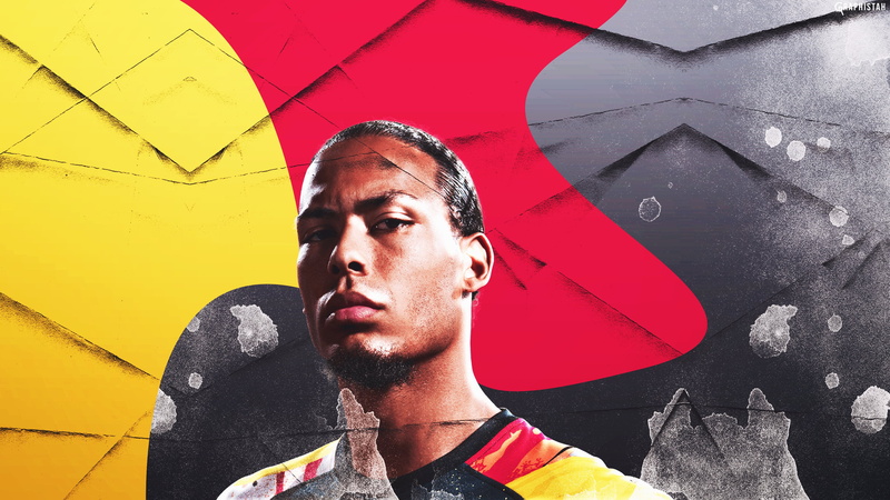 Virgil van Dijk, Dutch, 4K, Soccer