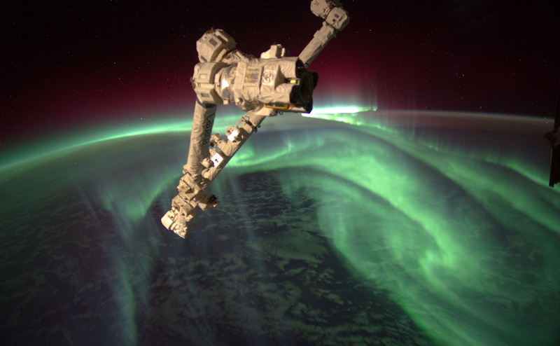 4K, astronomy, internationalspacestation, water, risk, beige, digital composite, one person, aurora, australis, adventure, auroraaustralis, Space, exploration