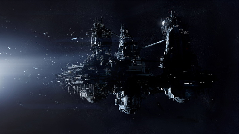studio shot, nature, reflection, city, tranquility, Stars, outdoors, Alien: Isolation, Spaceship, Creative Assembly, Ship, night, no people, Xbox One, winter