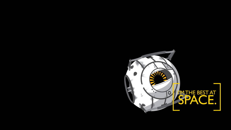 copy space, Portal 2, arts culture and entertainment, illuminated, single object, representation, space, gambling, studio shot, video games, lighting equipment