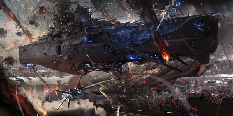 car, day, Spaceship, welding, metal, indoors, digital composite, city, shopping, Jet Fighter, Warzone, Sci Fi, Warship, machinery, transportation, land vehicle