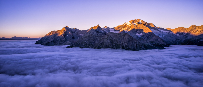 brown mountain, landscape, water, dusk, body, sunset, sunrise, land, mountain Range, glacier, sunrise - Dawn, mountain, frozen, brown, extreme Terrain