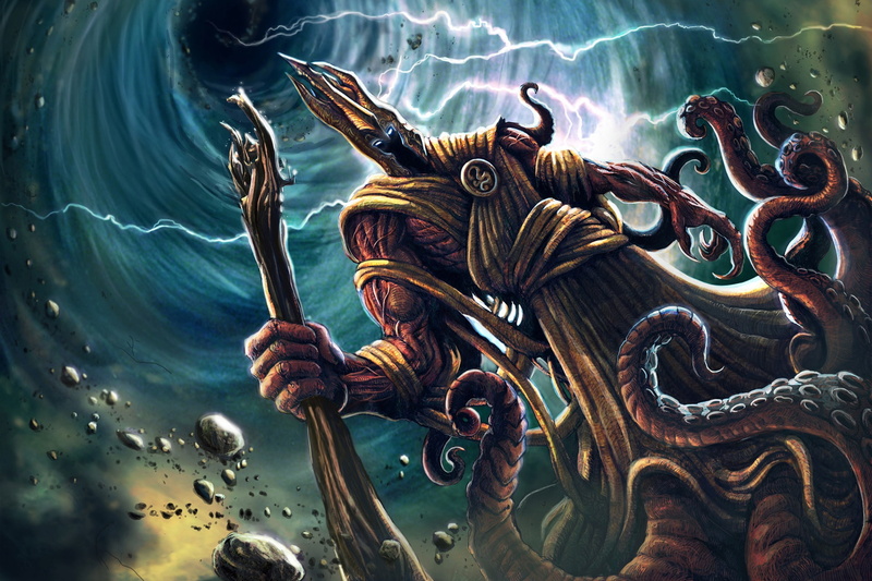 Illustration, Hastur The Unspeakable One, by Walter Brocca, 1080P, The Unspeakable One, Fiction, Hastur, The demon, Kaiwan, Demon, Characters, Monster