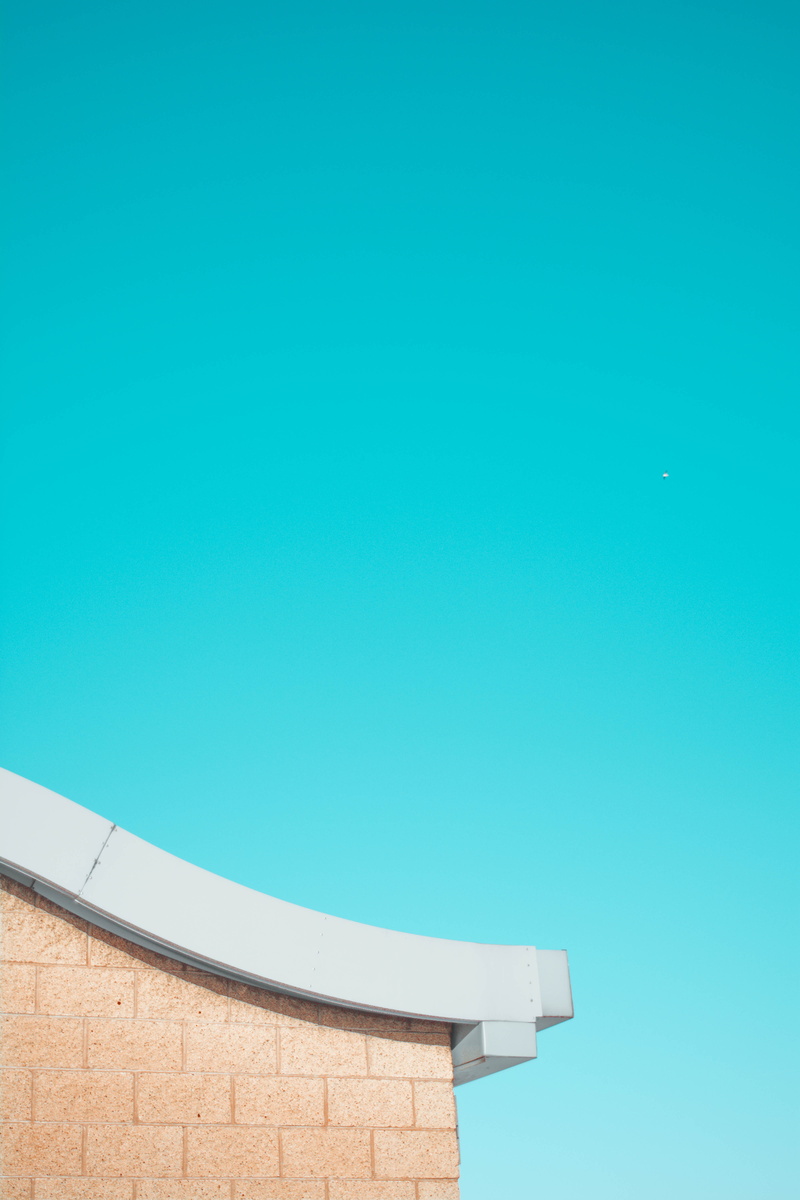 fuel and power generation, architecture, building terrace, turquoise colored, sky, untitled, sunlight, blue, outdoors, city, infrastructure, wall - building feature