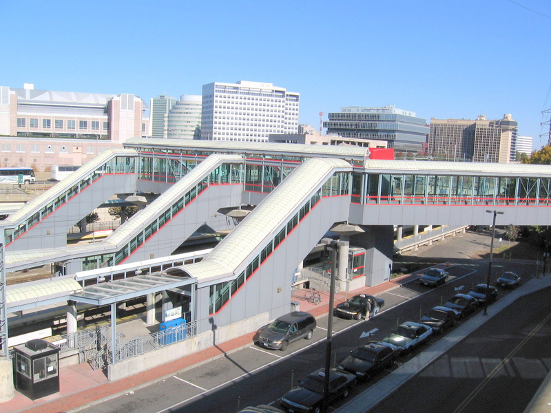car, outdoors, architecture, terminal, train, connection, Airport, public transportation, railroad Station Platform, day, built Structure, motion, transportation