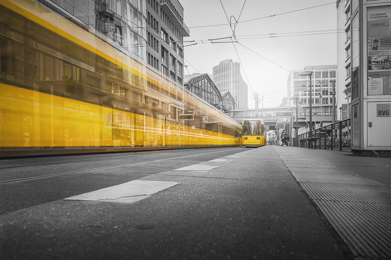 road, urban, built structure, double-decker bus, blur, architecture, transportation, rail transportation, railroad track, transportation system, city street
