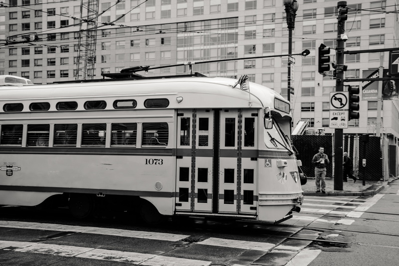 rail, city, photo, built structure, buildings, black and white, railroad track, track, communication, train station, Tramway, rail transportation, steel