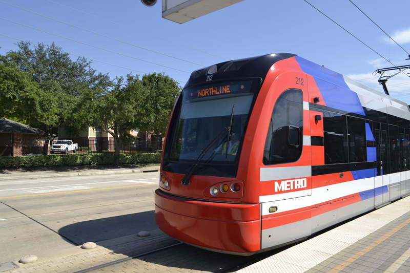 journey, commuter train, houston texas train, traveler, public, sky, plant, usa, built structure, caboose, metro card, sunlight, blue sky, tourism, blue
