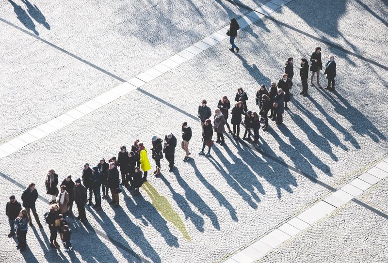 exercising, men, urban Scene, adult, sport, outdoors, winter sport, crowded, walking, crowd, group Of People, standing, architecture, sunlight, group, photography