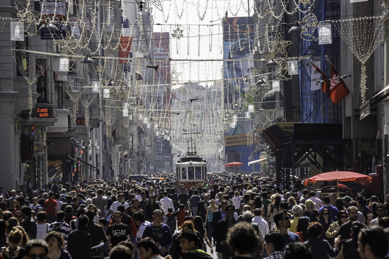 4K, people, building exterior, women, Afternoon, Istanbul, city, Busy, building, istiklal, crowded, photos, public domain, buildings, built structure