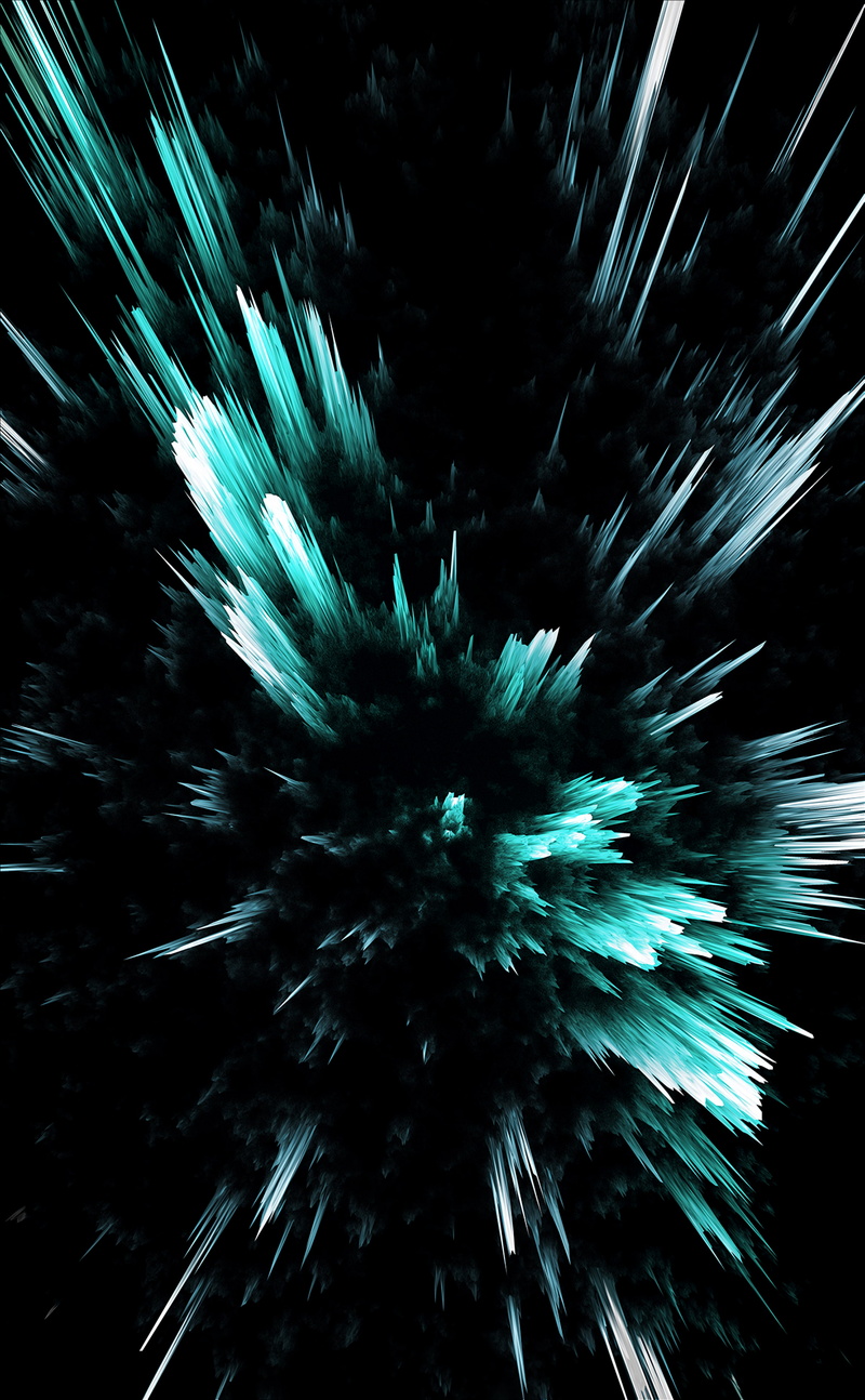 dark, cosmological model, pointy, big bang, details, 2K