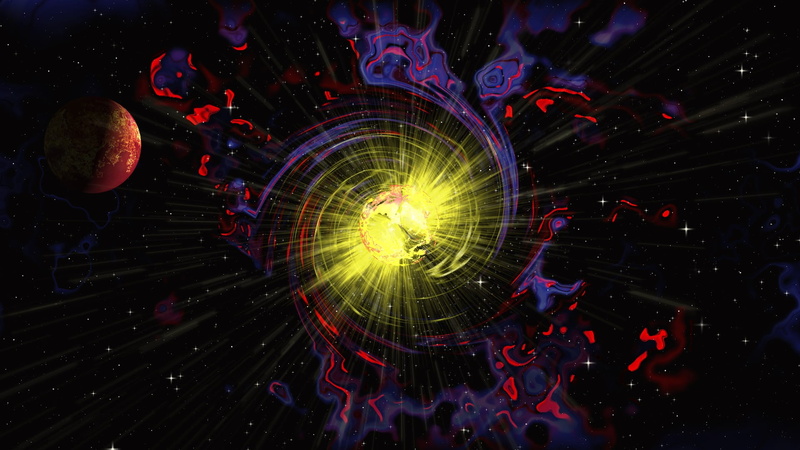 computer Graphic, science, night, planet earth, space, nebula, motion, illustration, backgrounds, digital composite, indoors, Galaxy, abstract, illuminated